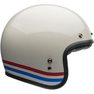 Casque BELL Custum 500 Stripes Pearl