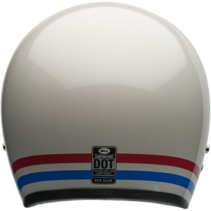 Casque BELL Custom 500 Stripes Pearl