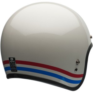 Casque BELL Custom 500 Stripes Pearl