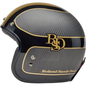 Casque BELL Custom 500 Carbon RSD Checkmate Noir Or
