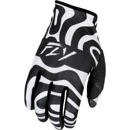 Gants enfant FLY RACING Lite L.E. Abyss Blanc Noir