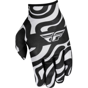 Gants enfant FLY RACING Lite L.E. Abyss Blanc Noir