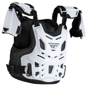 Pare-pierre enfant FLY RACING Revel Roost CE Blanc