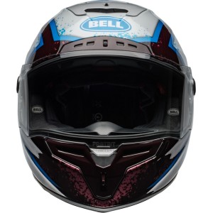 Casque BELL Race Star Flex DLX Xenon Gloss Red Silver