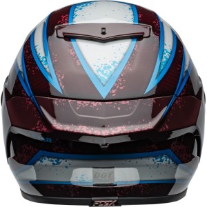 Casque BELL Race Star Flex DLX Xenon Gloss Red Silver