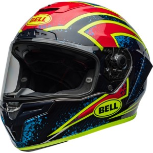 Casque BELL Race Star Flex DLX Xenon Gloss Blue Retina