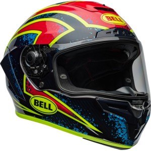 Casque BELL Race Star Flex DLX Xenon Gloss Blue Retina