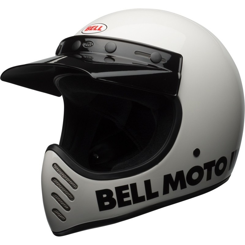Casque BELL Moto 3 Classic Blanc