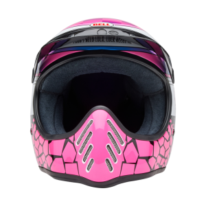 Casque BELL Moto 3 Classic Deathspray Pink Purple