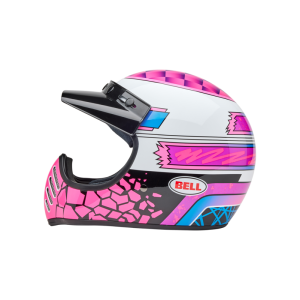 Casque BELL Moto 3 Classic Deathspray Pink Purple