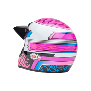 Casque BELL Moto 3 Classic Deathspray Pink Purple
