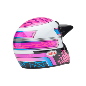 Casque BELL Moto 3 Classic Deathspray Pink Purple
