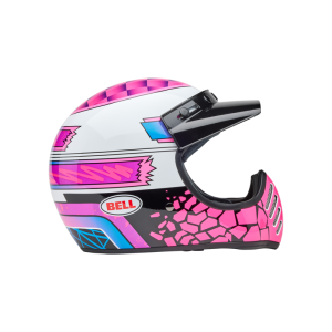 Casque BELL Moto 3 Classic Deathspray Pink Purple