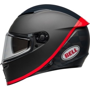 Casque BELL Lithium Mips Hartluck Noir Rouge mat