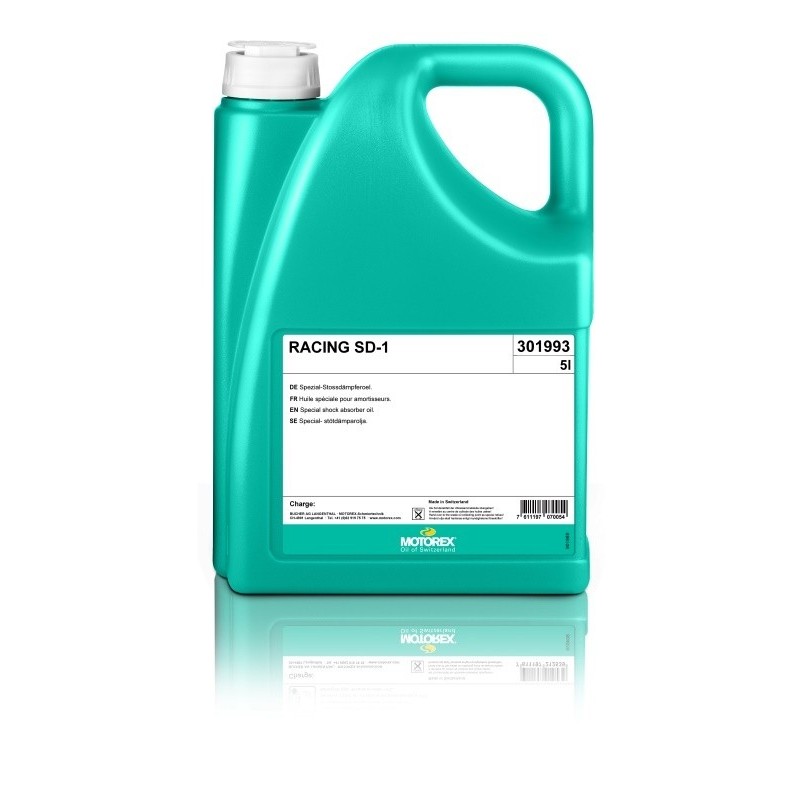 Huile d'amortisseur MOTOREX Racing SD-1 Shock Oil - 5W 5L
