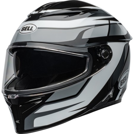 Casque BELL Lithium Mips Podium Noir Blanc