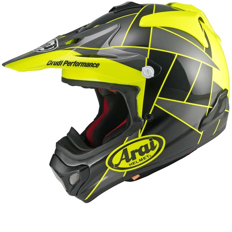Casque ARAI MX-V EVO Peak Jaune Casque ARAI MX-V EVO Peak Jaune