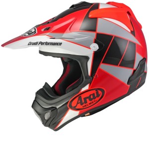 Casque ARAI MX-V EVO Peak Rouge