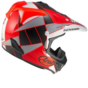 Casque ARAI MX-V EVO Peak Rouge