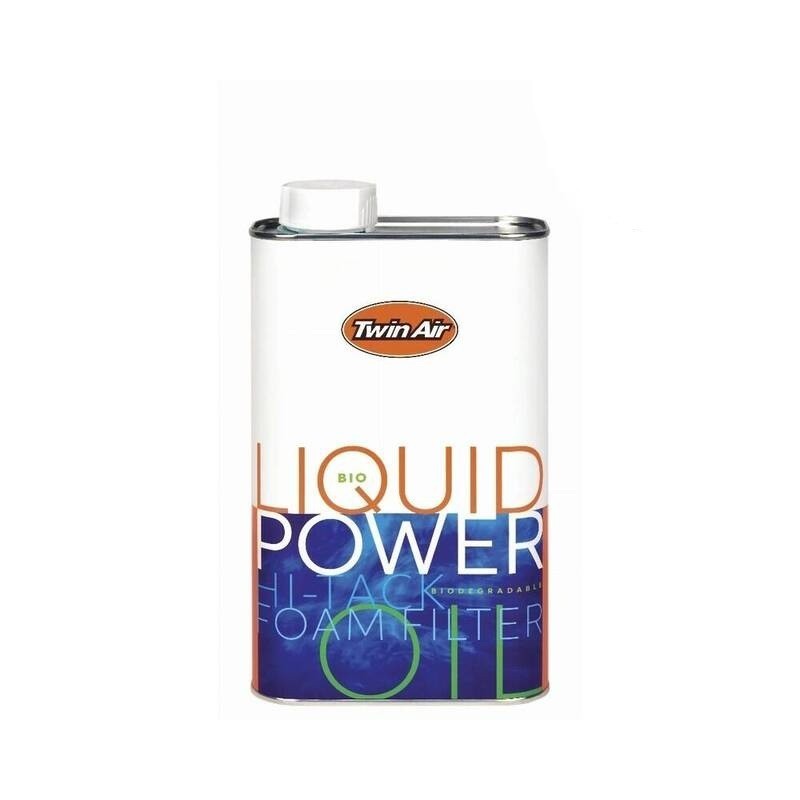 Huile pour filtre à air TWIN AIR Bio Liquid Power Foam biodégradable - bidon 1L