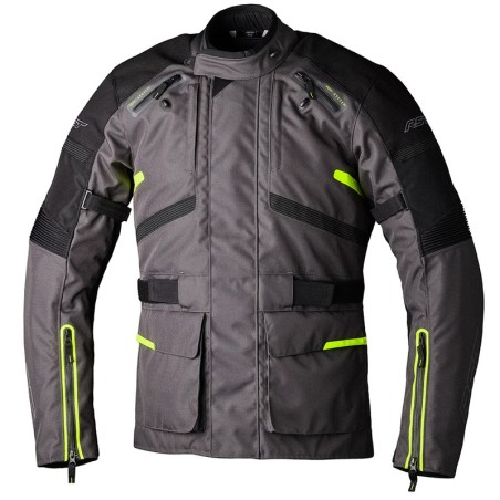 Veste RST Endurance CE textile - graphite-jaune fluo