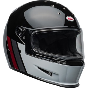 Casque BELL Eliminator GT Noir Blanc brillant