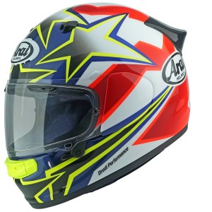 Casque ARAI QUANTIC Star & Stripes Rouge