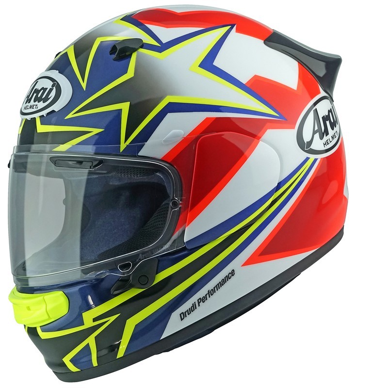 Casque ARAI QUANTIC Star & Stripes Rouge Casque ARAI QUANTIC Star & Stripes Rouge