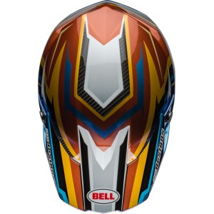 Casque BELL Moto-10 Spherical Tomac Replica 24 Blanc Or