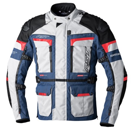 Veste RST Pro Series Adventure-X textile - argent-bleu-rouge