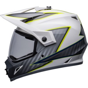 Casque BELL MX-9 Adventure MIPS Dalton Blanc Jaune