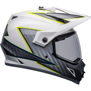 Casque BELL MX-9 Adventure MIPS Dalton Blanc Jaune
