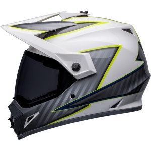 Casque BELL MX-9 Adventure MIPS Dalton Blanc Jaune