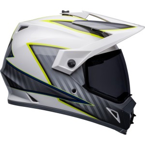 Casque BELL MX-9 Adventure MIPS Dalton Blanc Jaune