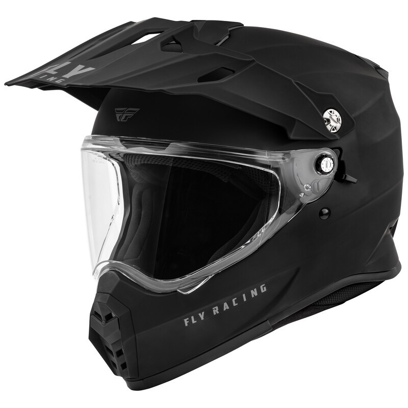 Casque FLY RACING Trekker Solid Noir mat Casque FLY RACING Trekker Solid Noir mat