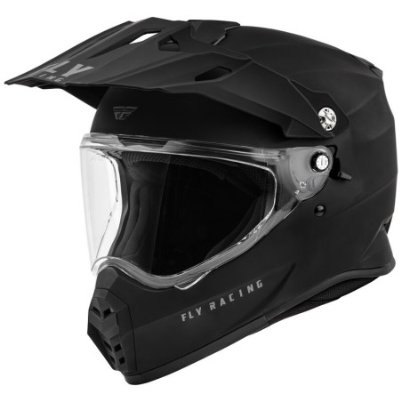 Casque FLY RACING Trekker Solid Noir mat