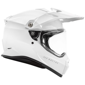 Casque FLY RACING Trekker Solid Blanc