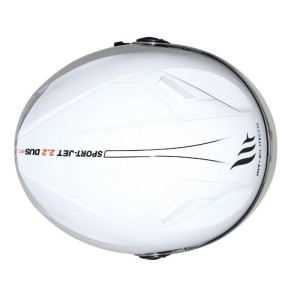 Casque MT BOULEVARD Uni Blanc Brillant