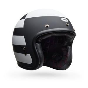 Casque BELL Custum 500 Parlor Noir Blanc mat