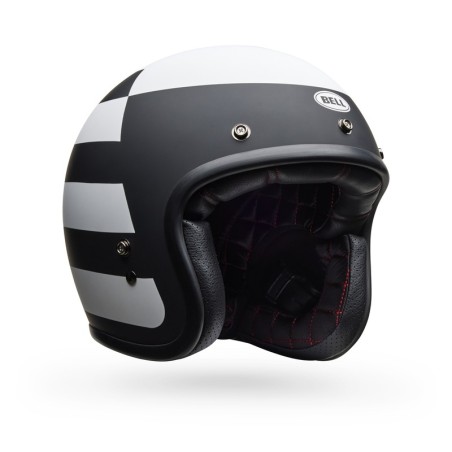 Casque BELL Custum 500 Parlor Noir Blanc mat