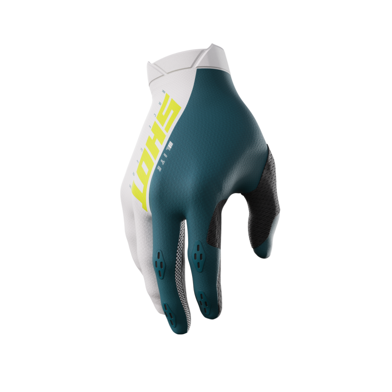 Gants SHOT 2024 Lite Bleu Fluo Gants SHOT 2024 Lite Bleu Fluo
