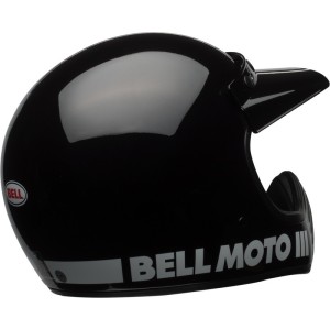 Casque BELL Moto-3 Classic Noir brillant