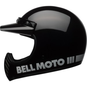 Casque BELL Moto-3 Classic Noir brillant