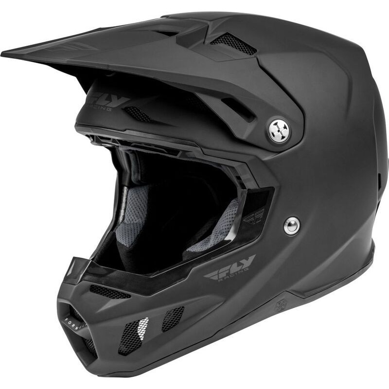 Casque enfant FLY RACING Formula CP Solid Noir Mat