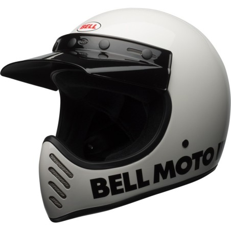Casque BELL Moto-3 Classic Blanc