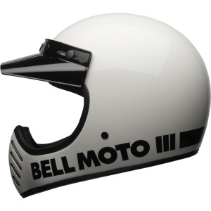 Casque BELL Moto-3 Classic Blanc