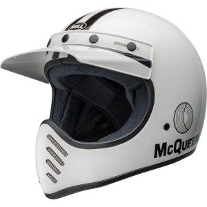 Casque BELL Moto-3 Steve McQueen Blanc