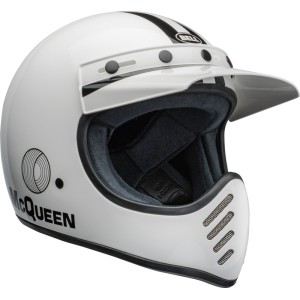 Casque BELL Moto-3 Steve McQueen Blanc