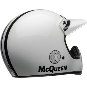Casque BELL Moto-3 Steve McQueen Blanc