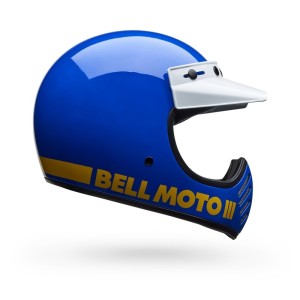 Casque BELL Moto-3 Classic Bleu
